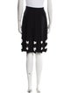CHOCHENG Silk Knee-Length Skirt