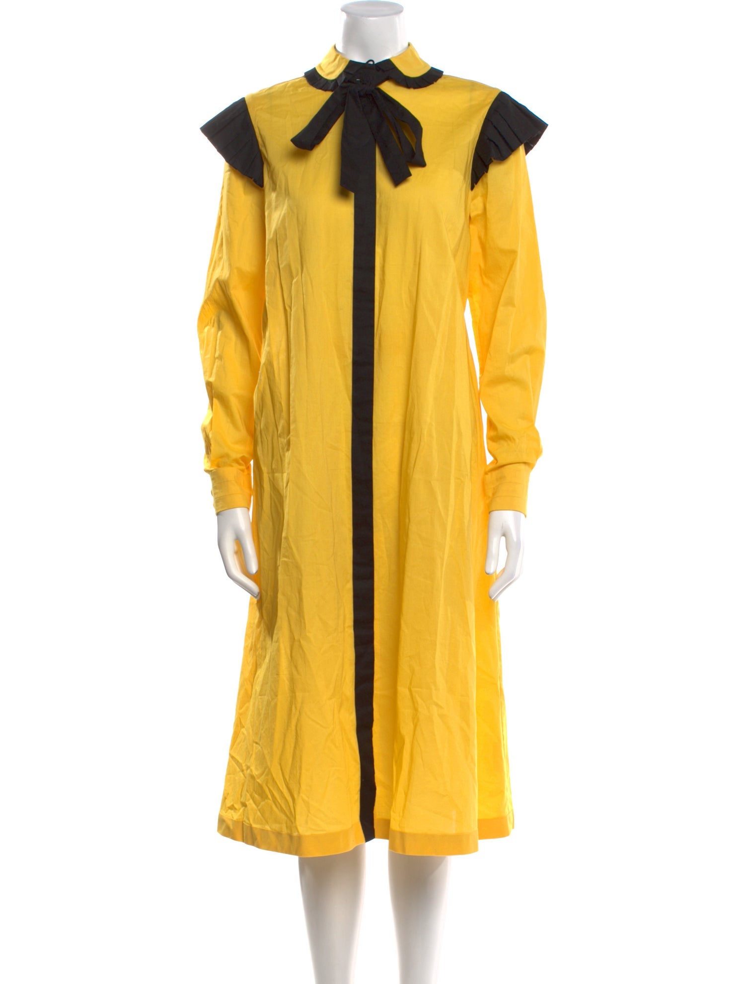 CHOCHENG Mock Neck Midi Length Dress