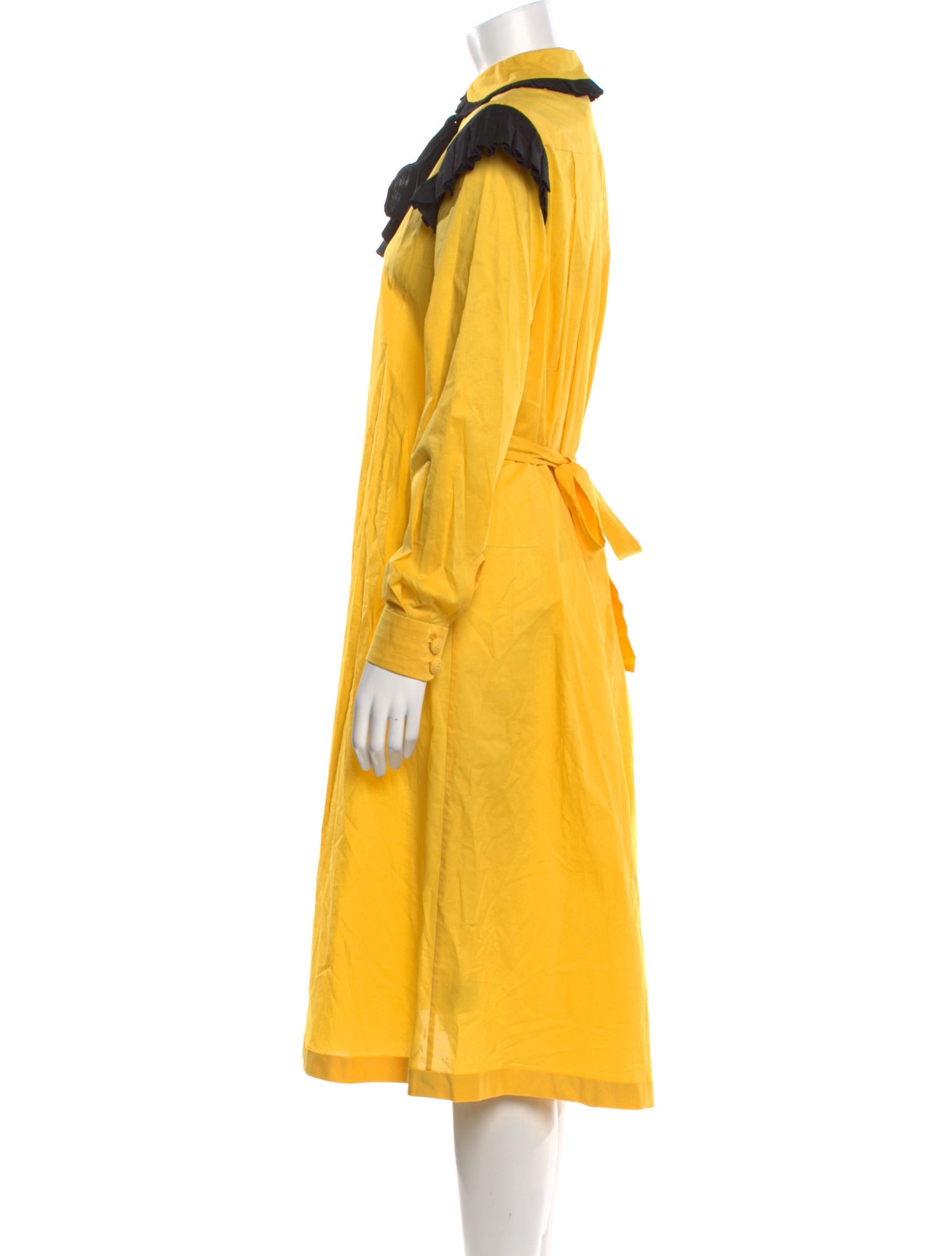 CHOCHENG Mock Neck Midi Length Dress