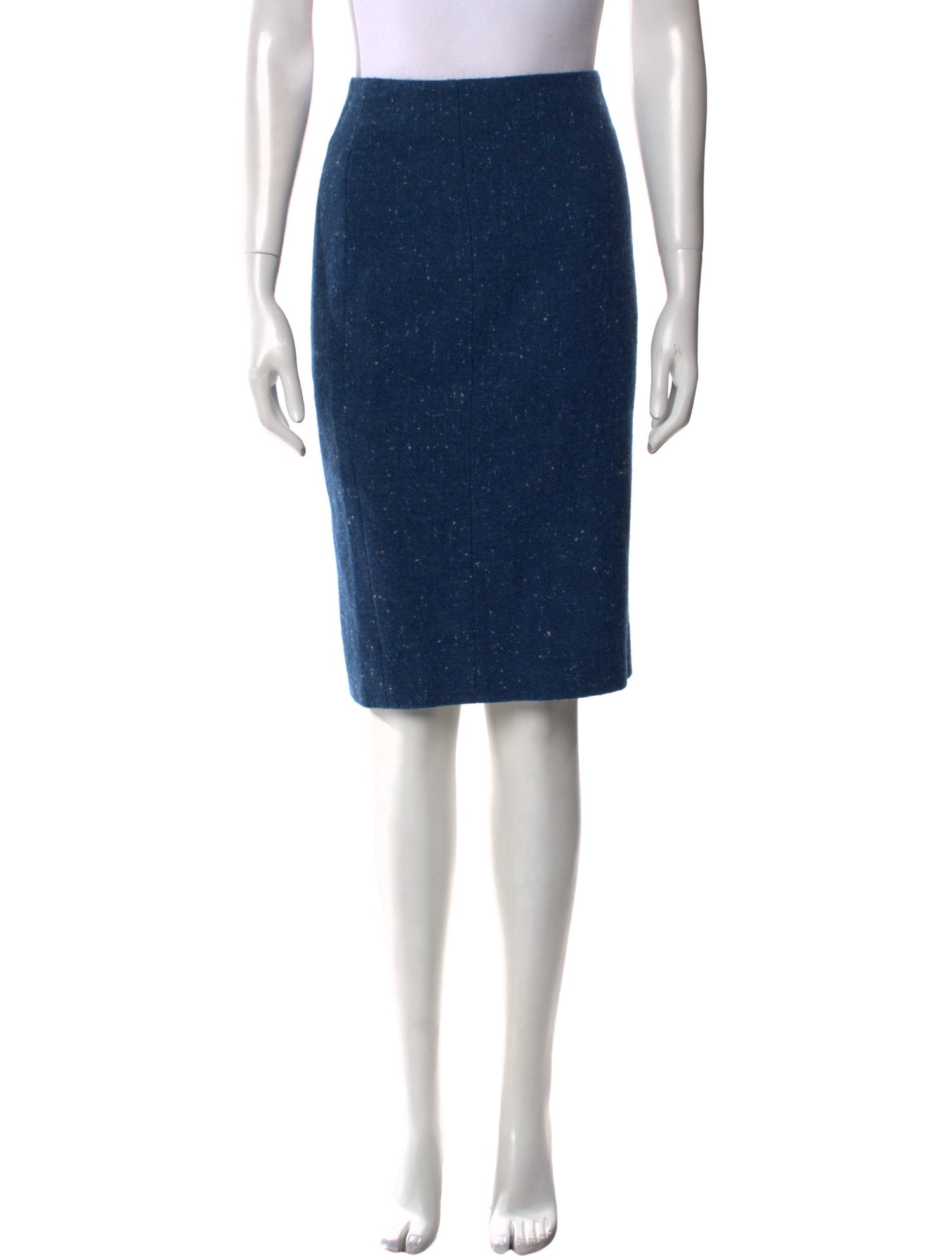 CHOCHENG Wool Knee-Length Skirt
