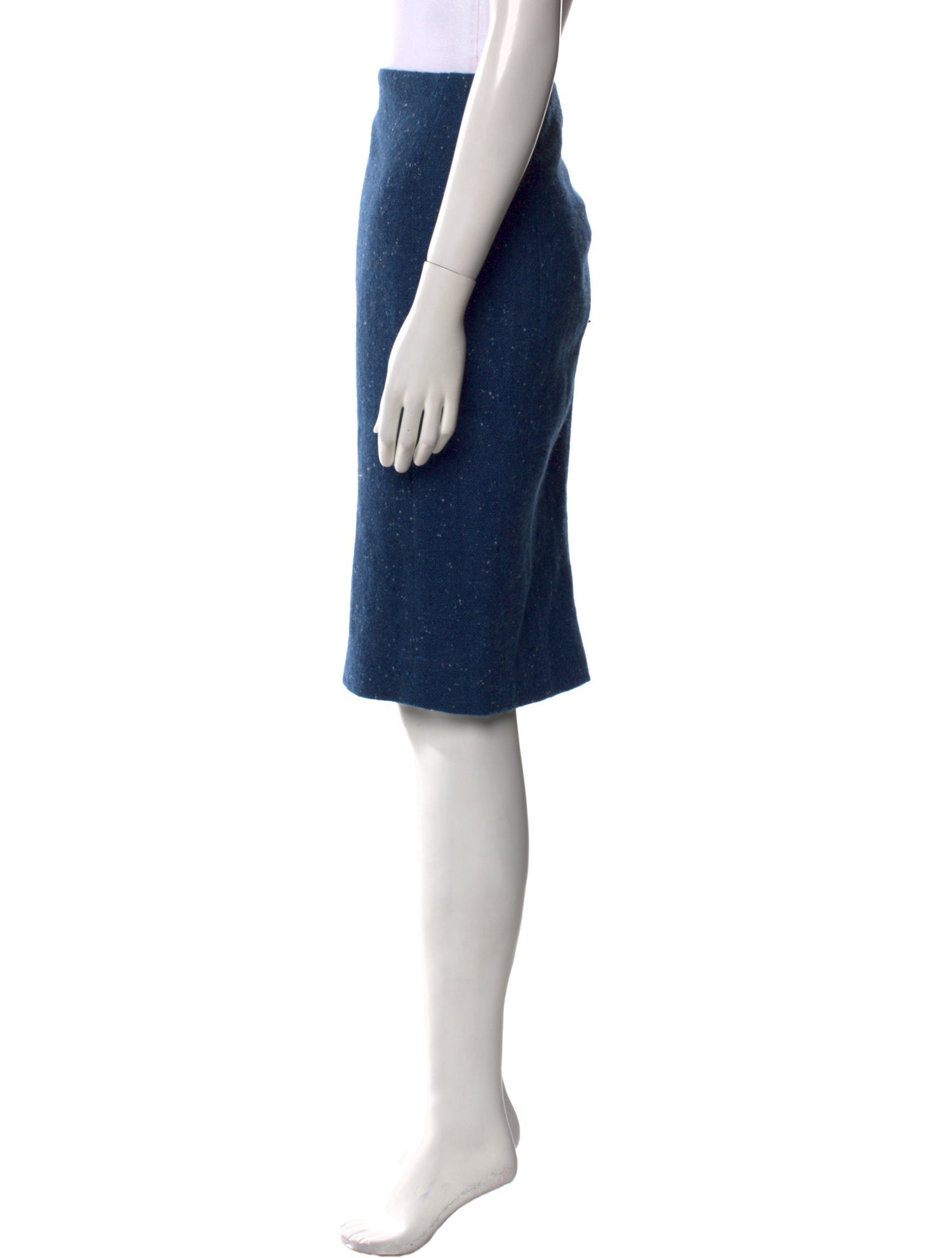 CHOCHENG Wool Knee-Length Skirt