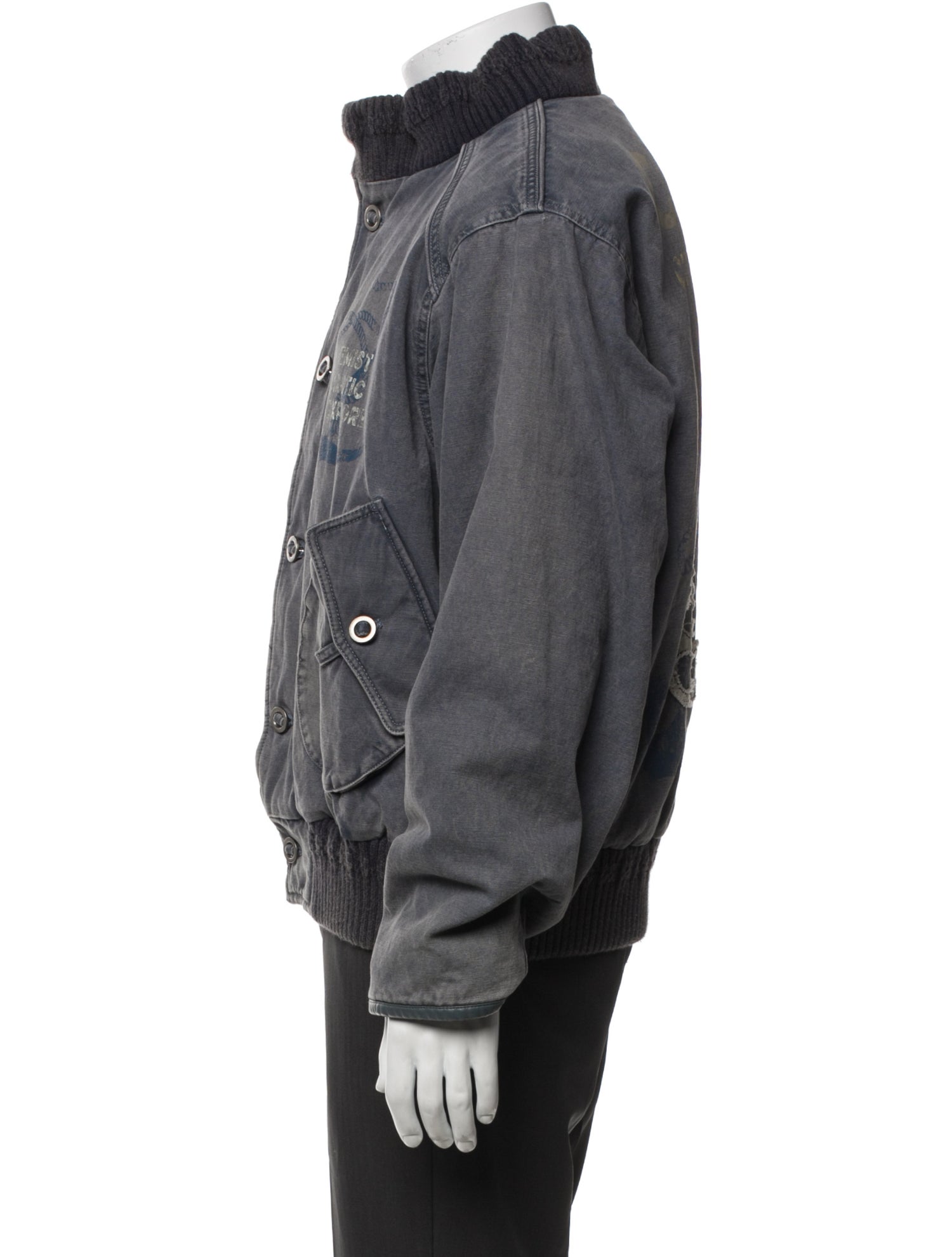 Chemist Graphic Print Denim Jacket