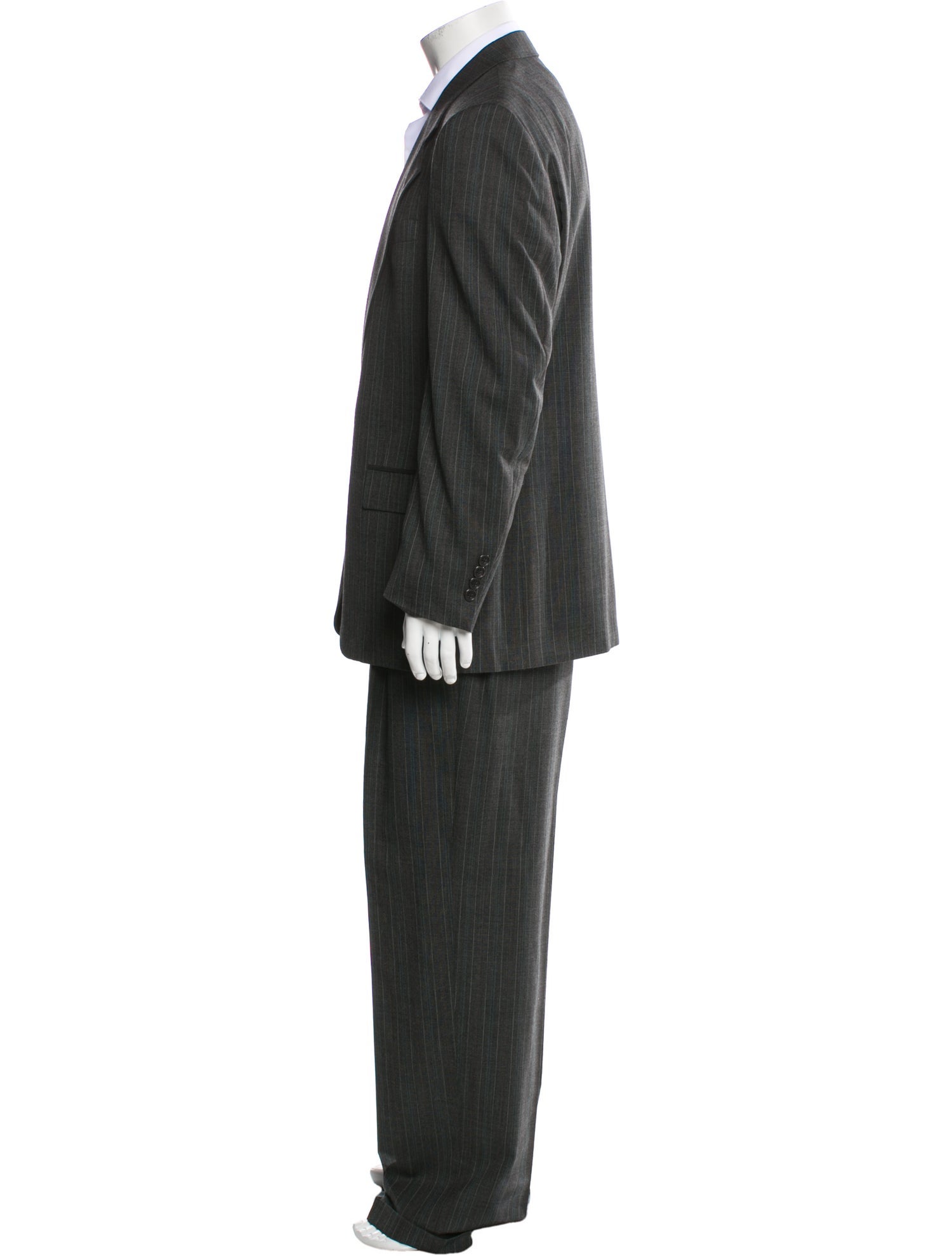 Christian Dior Le Connaisseur Vintage Striped Two-Piece Suit