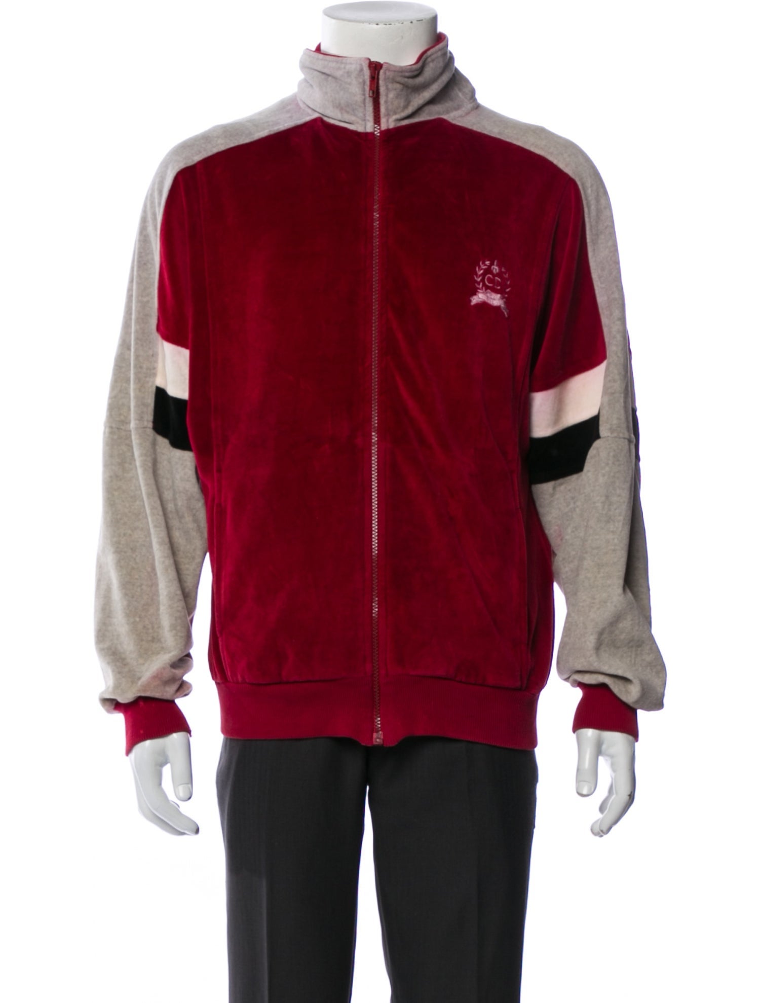 Christian Dior Le Connaisseur Colorblock Pattern Windbreaker