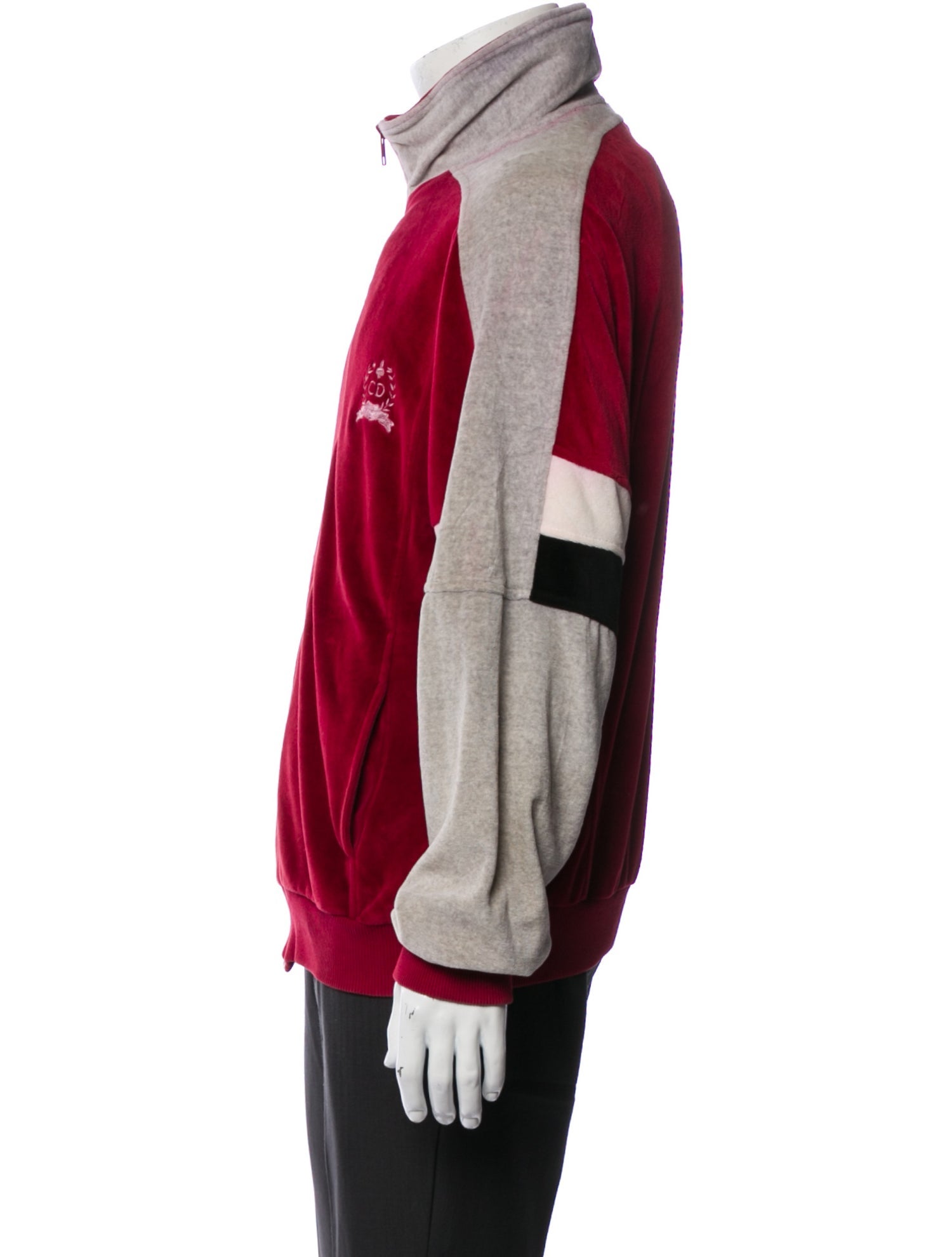 Christian Dior Le Connaisseur Colorblock Pattern Windbreaker