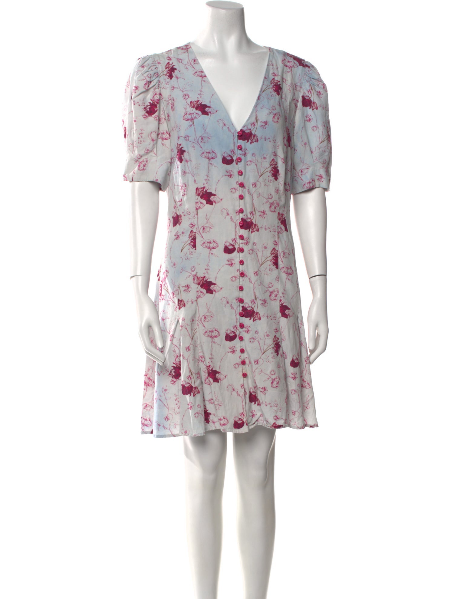 Chelsea and Walker Floral Print Mini Dress