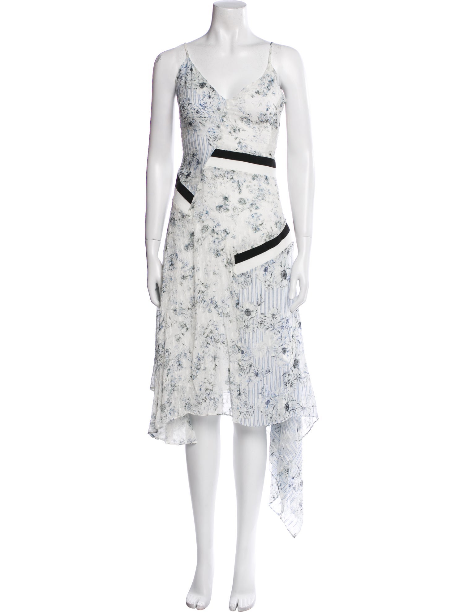 Chelsea and Walker Silk Midi Length Dress