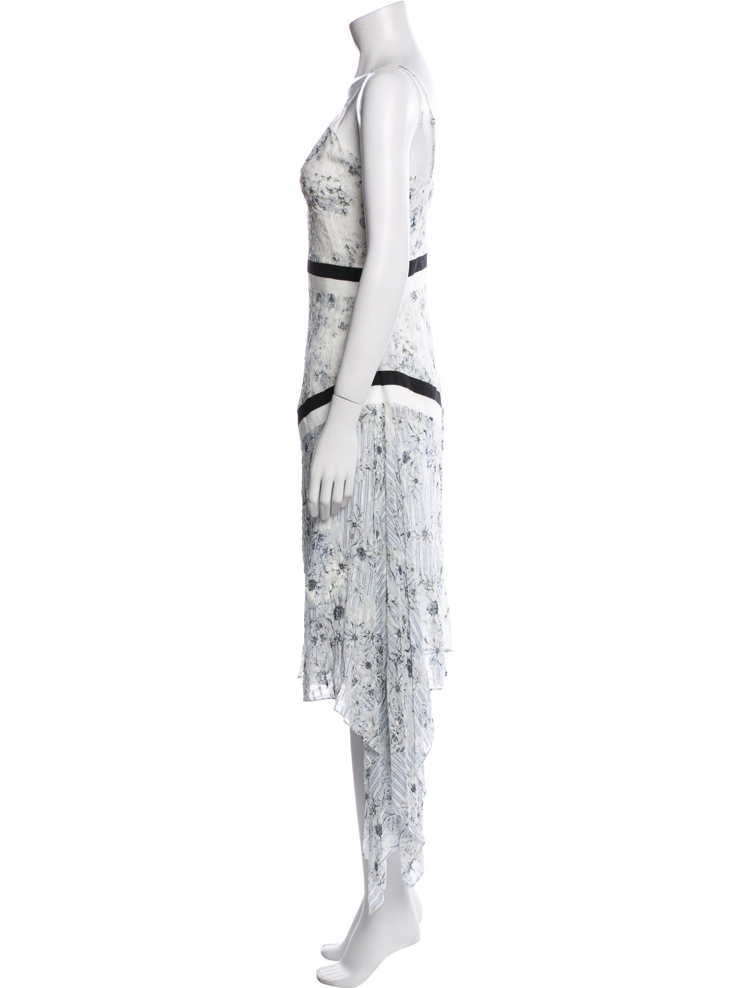 Chelsea and Walker Silk Midi Length Dress