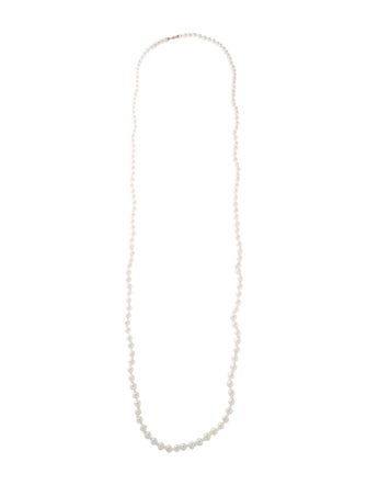C. Grassi 14K Pearl & Quartz Long Necklace