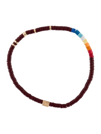 C. Grassi 14K Heishi Beads w/ Brown Gradient Bracelet