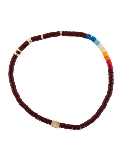 C. Grassi 14K Heishi Beads w/ Brown Gradient Bracelet