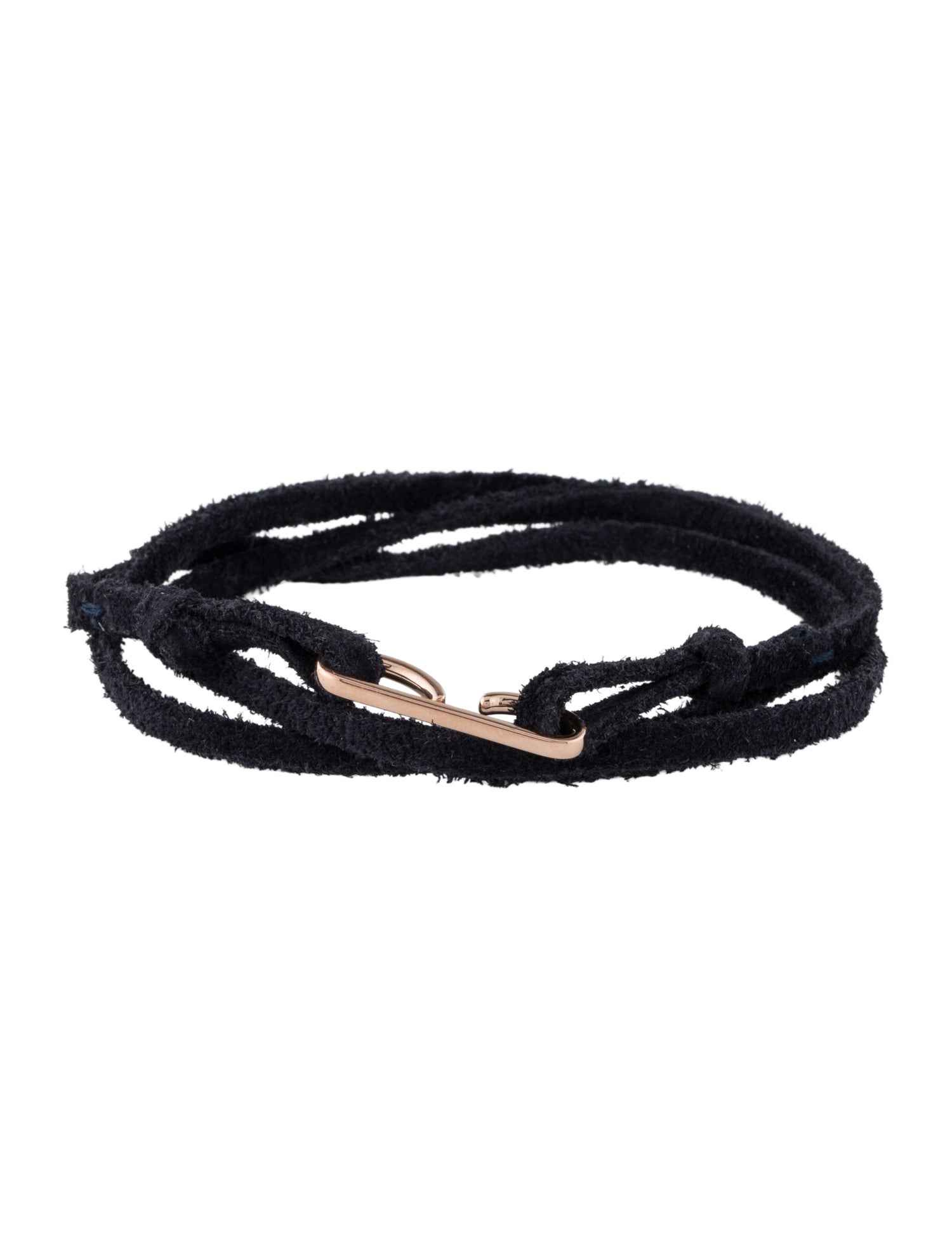 C. Grassi 14K Suede Wrap Bracelet