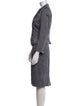 Christian Dior The Suit Wool Striped Skirt Suit