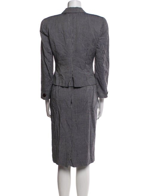 Christian Dior The Suit Wool Striped Skirt Suit