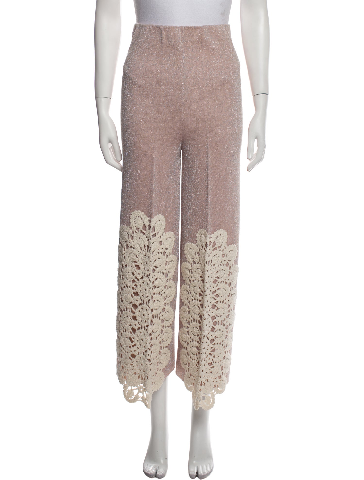 Circus Hotel Lace Pattern Wide Leg Pants w/ Tags