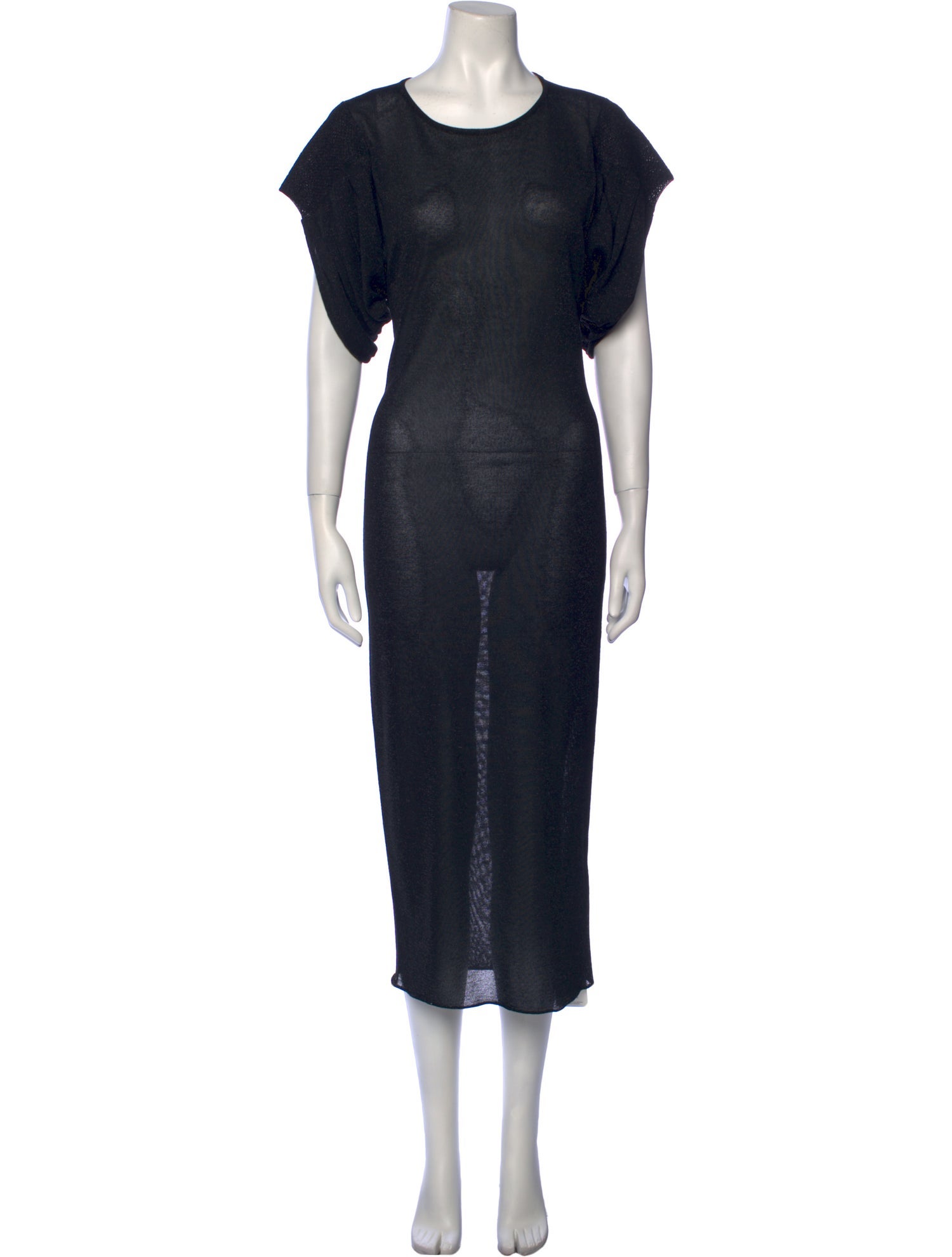 Circus Hotel Crew Neck Midi Length Dress