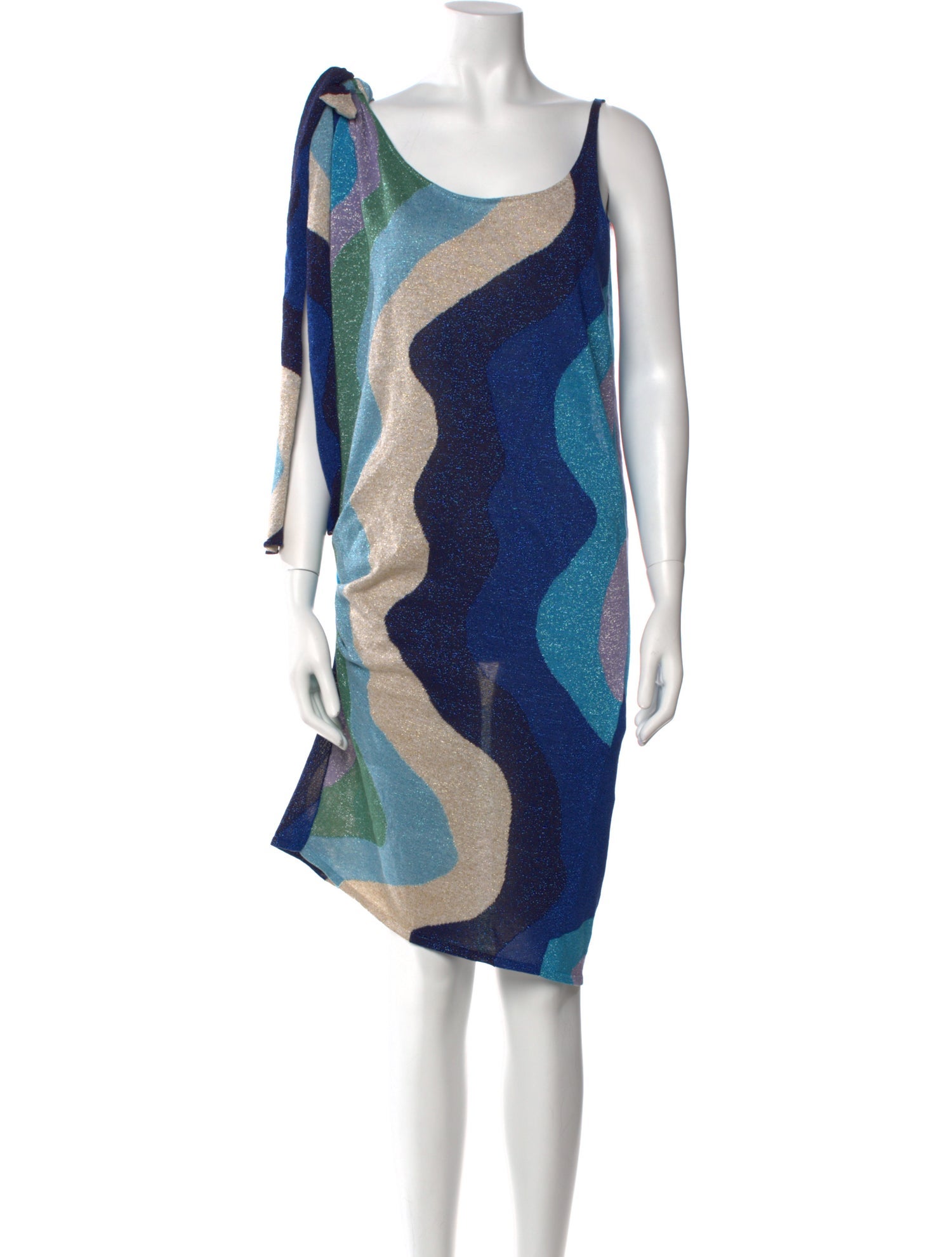 Circus Hotel Printed Knee-Length Dress