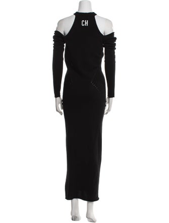 Circus Hotel Virgin Wool Long Dress