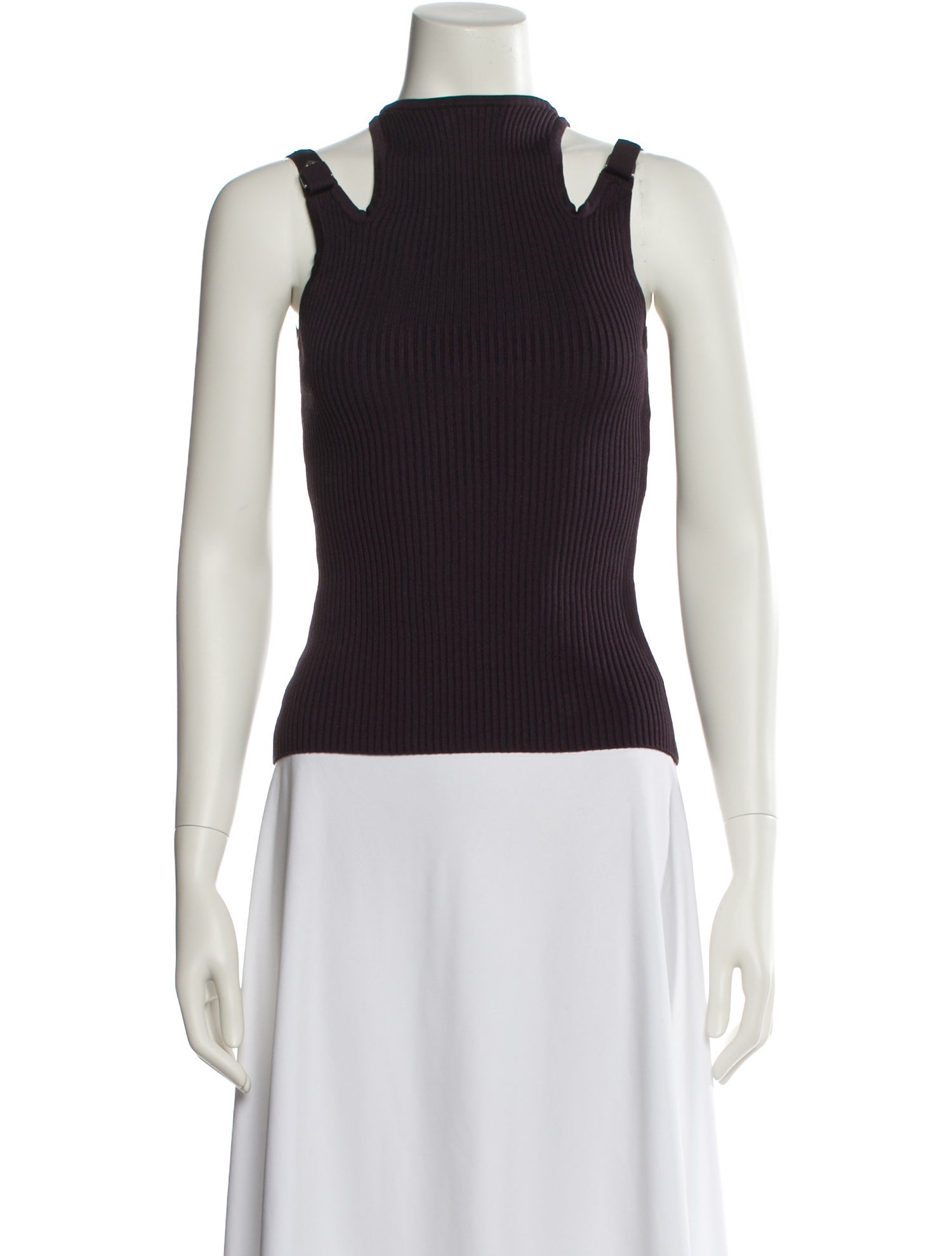 Chimi Nylon Mock Neck Top