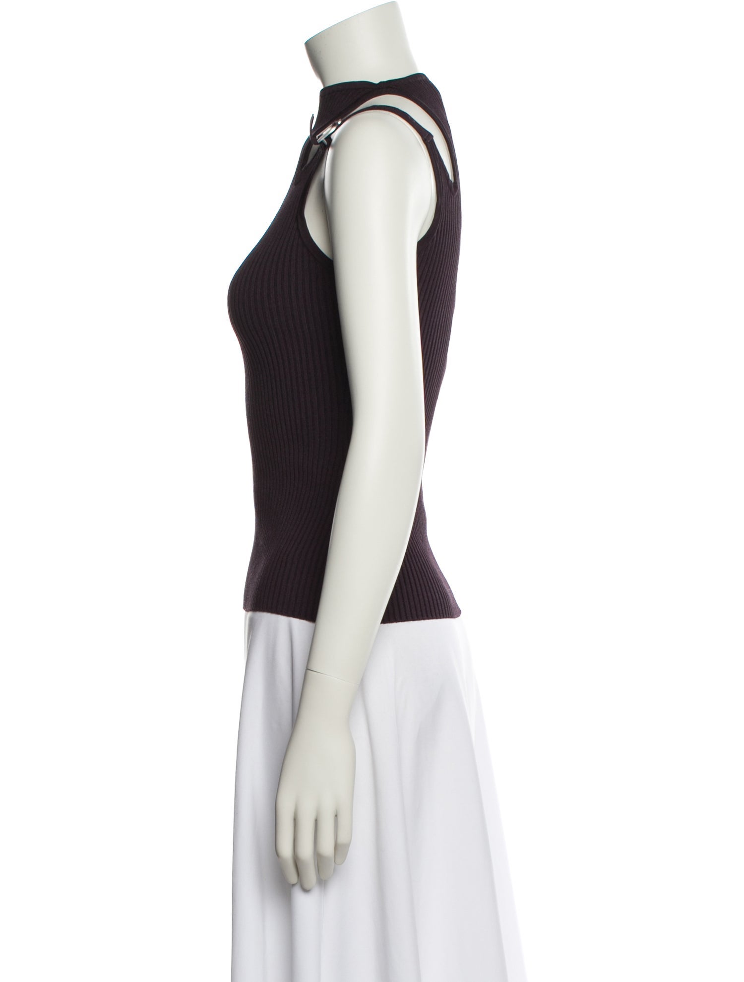 Chimi Nylon Mock Neck Top