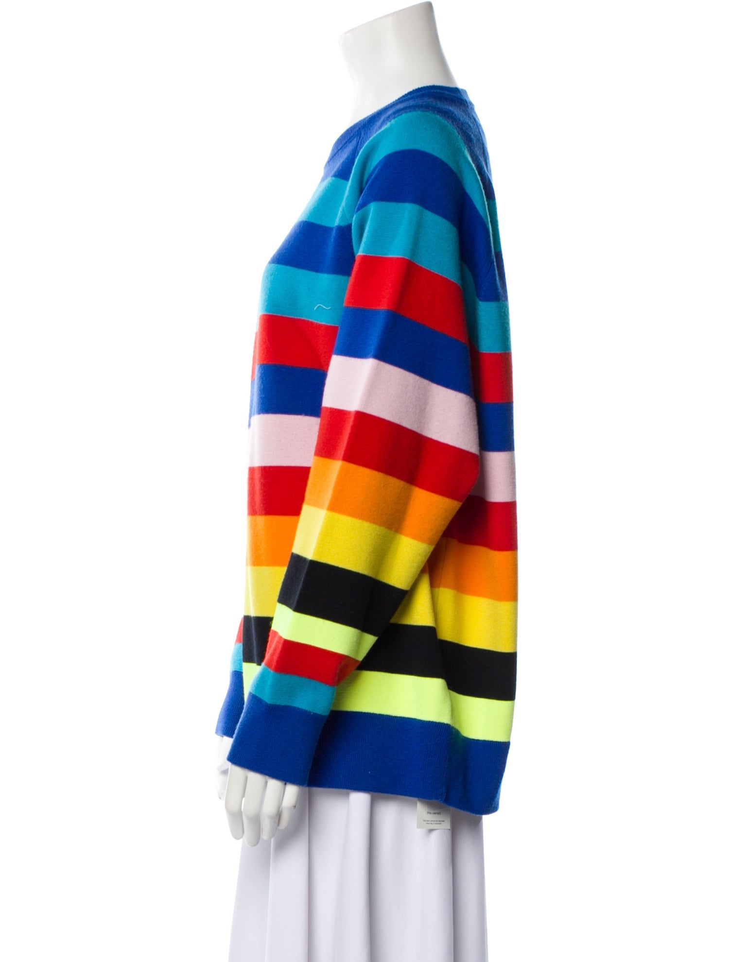 Christopher John Rogers Wool Striped Sweater