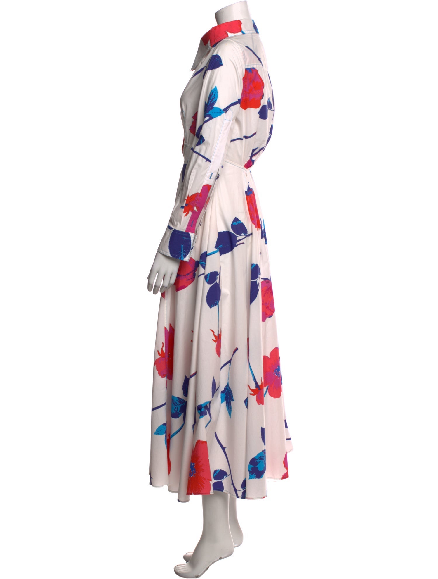 Christopher John Rogers Printed Long Dress