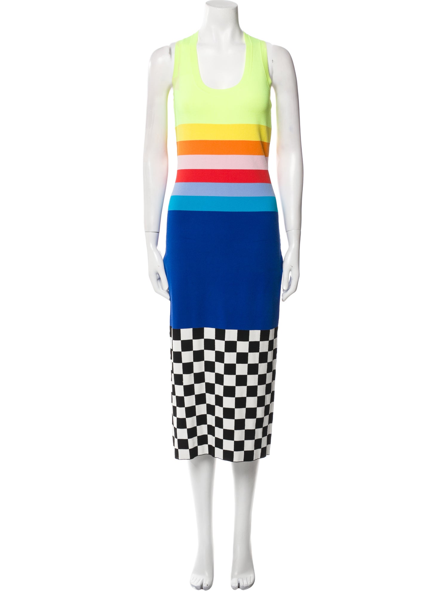 Christopher John Rogers Striped Long Dress