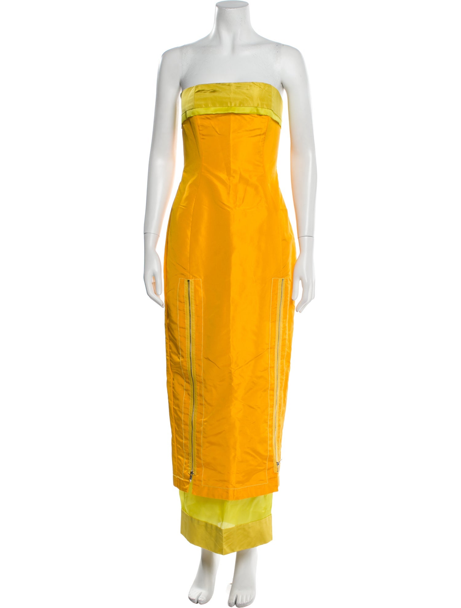 Christopher John Rogers Silk Long Dress w/ Tags