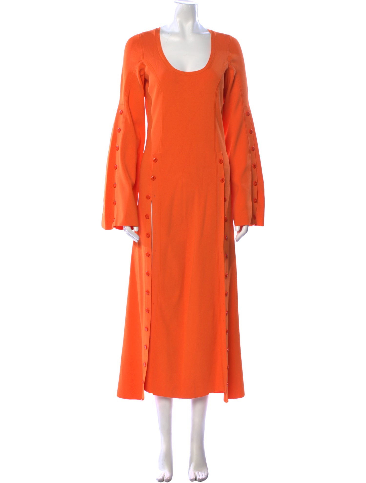 Christopher John Rogers Scoop Neck Long Dress