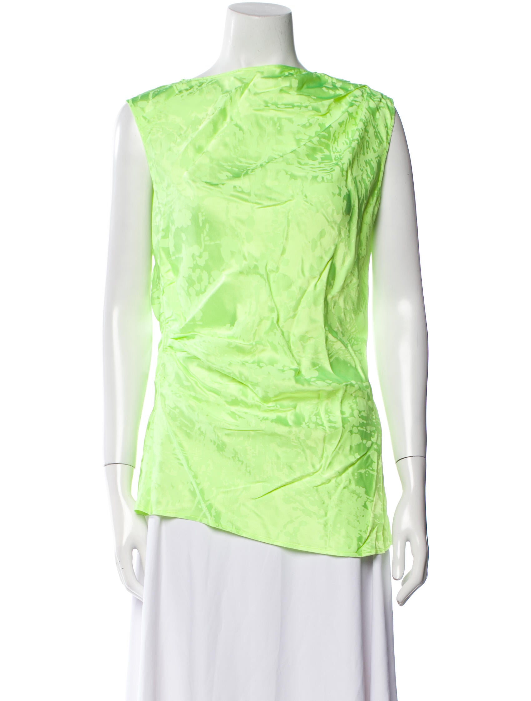 Christopher John Rogers Bateau Neckline Sleeveless Top w/ Tags