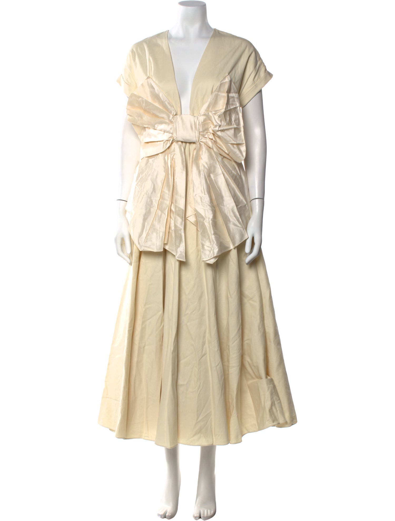 Christopher John Rogers V-Neck Long Dress