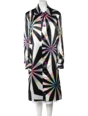 Christopher John Rogers Printed Coat