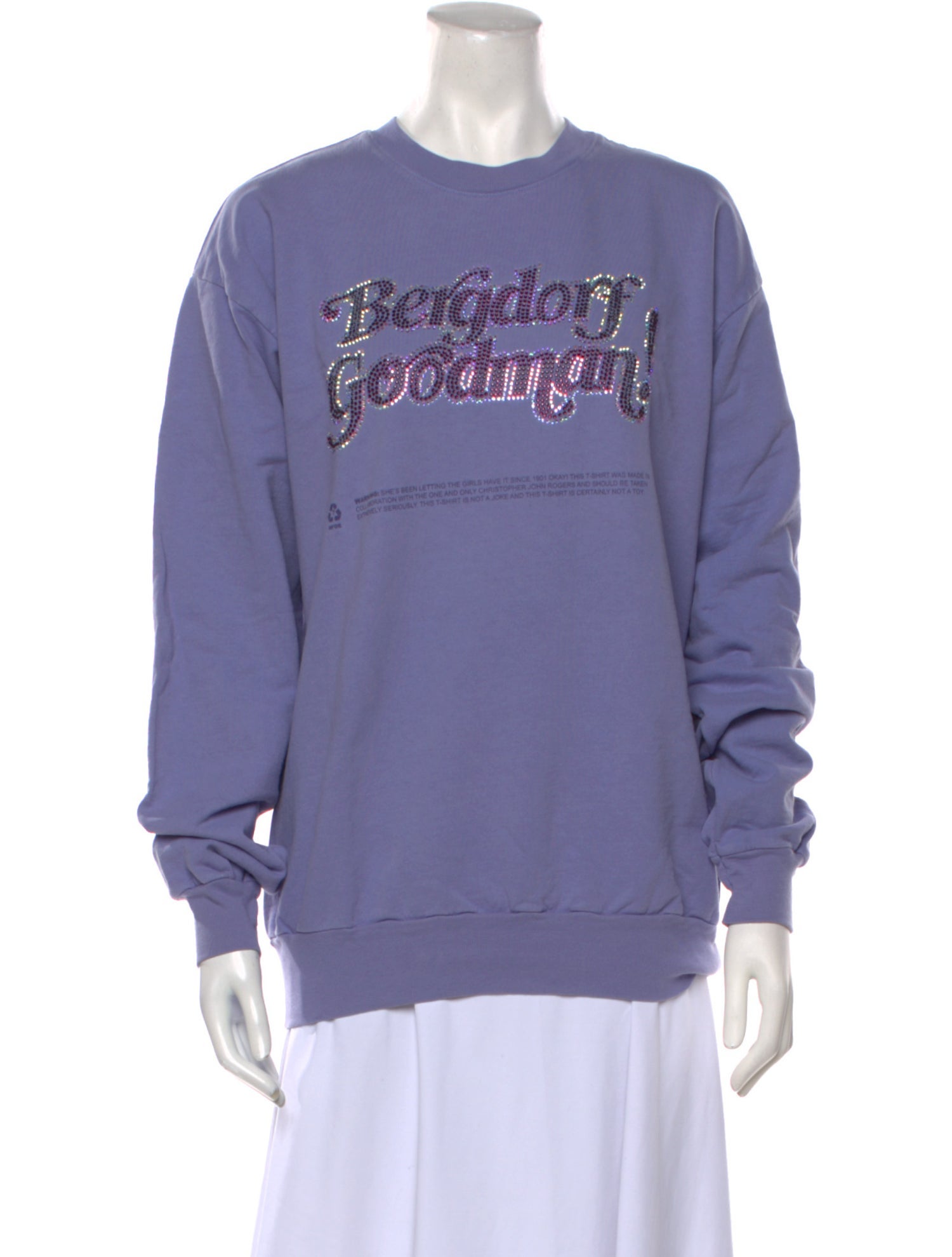 Christopher John Rogers Graphic Print Crew Neck Sweatshirt