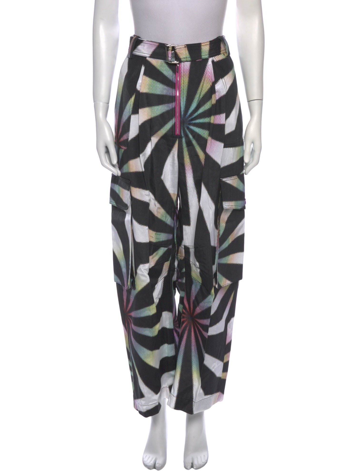 Christopher John Rogers Printed Wide Leg Pants