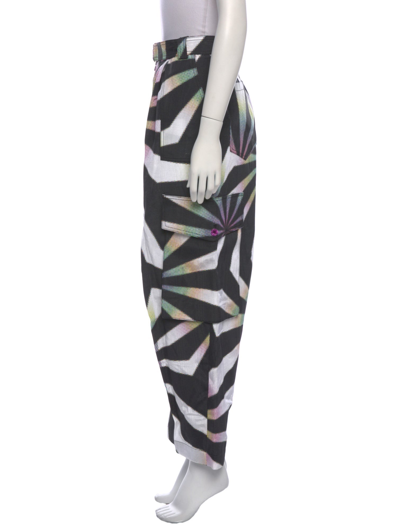 Christopher John Rogers Printed Wide Leg Pants