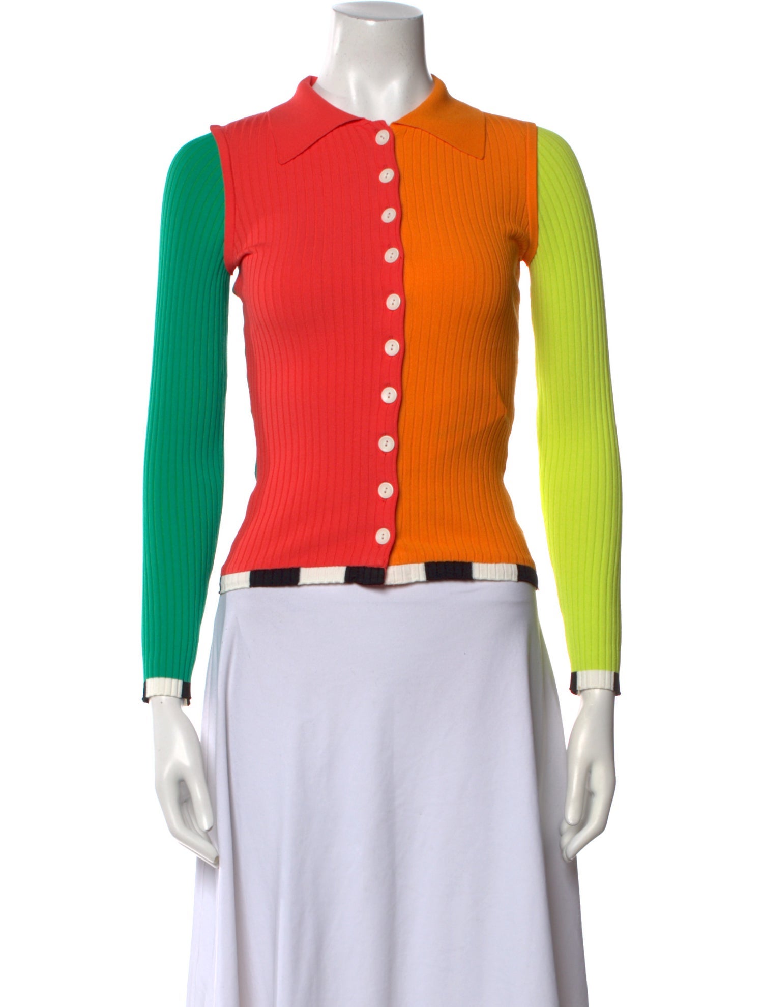 Christopher John Rogers Long Sleeve Crop Top