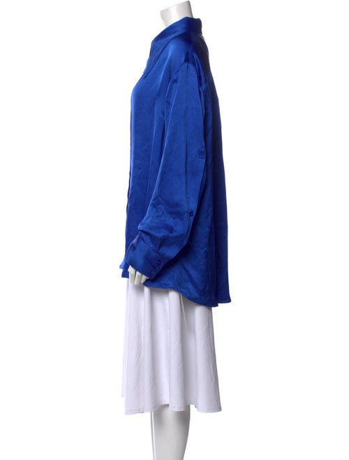 Christopher John Rogers Long Sleeve Button-Up Top