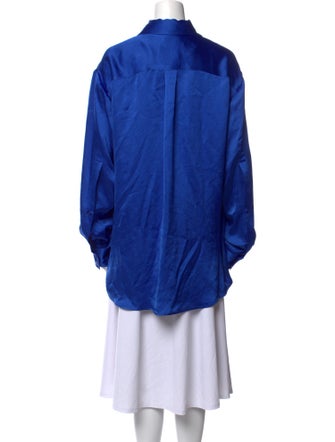 Christopher John Rogers Long Sleeve Button-Up Top