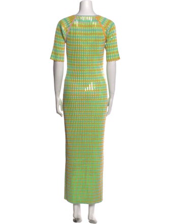 Christopher John Rogers Printed Long Dress