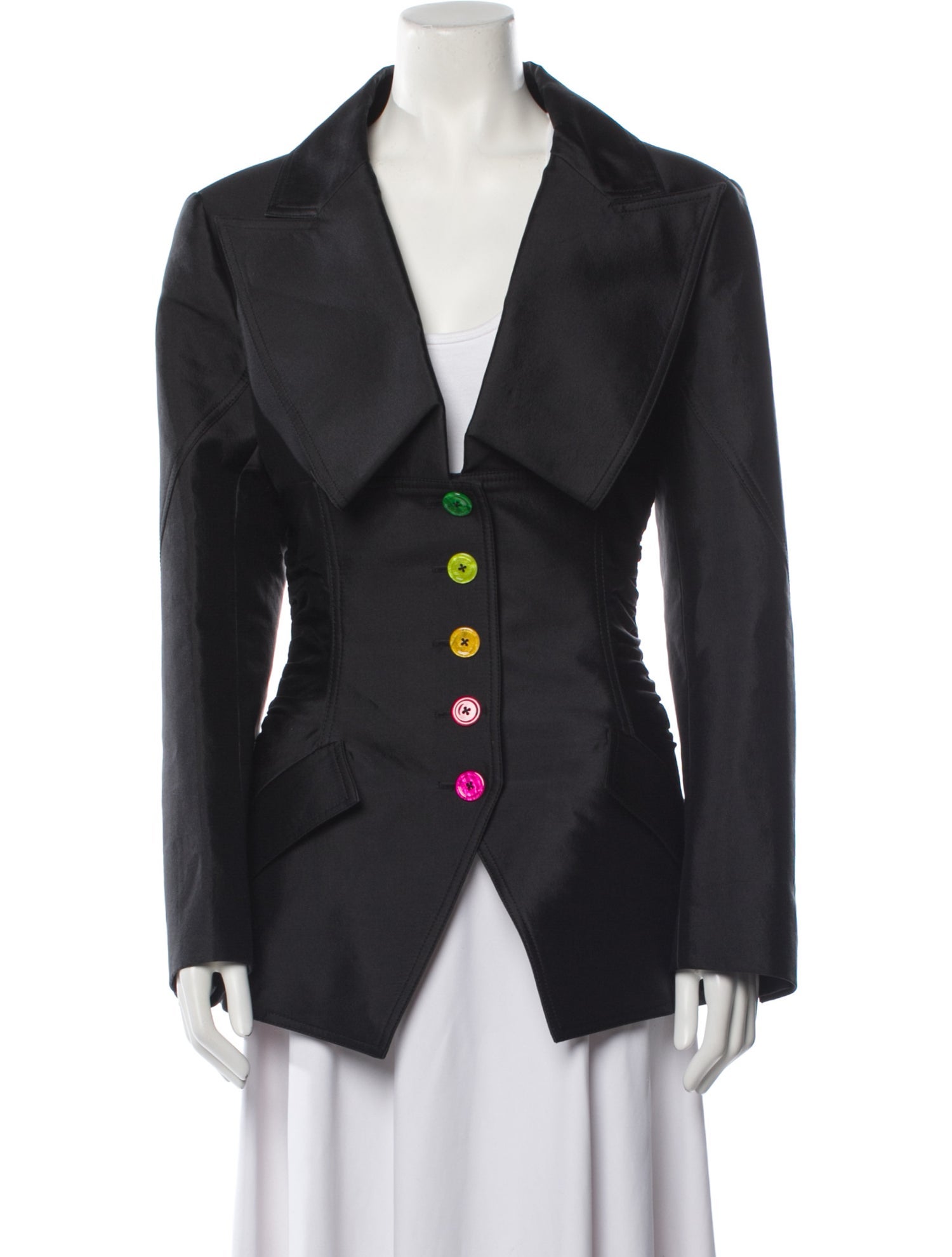 Christopher John Rogers Silk Evening Jacket