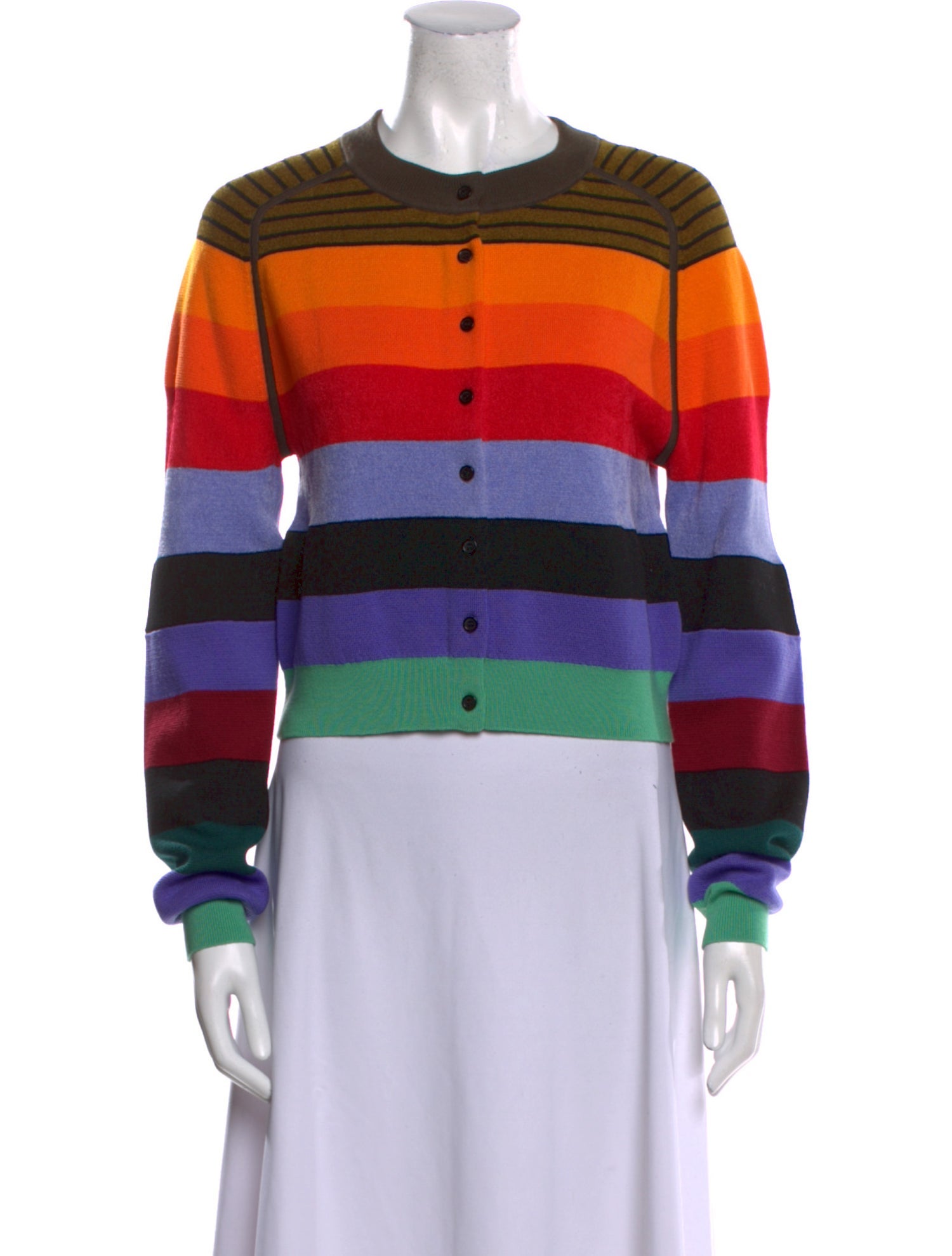 Christopher John Rogers Wool Striped Sweater w/ Tags