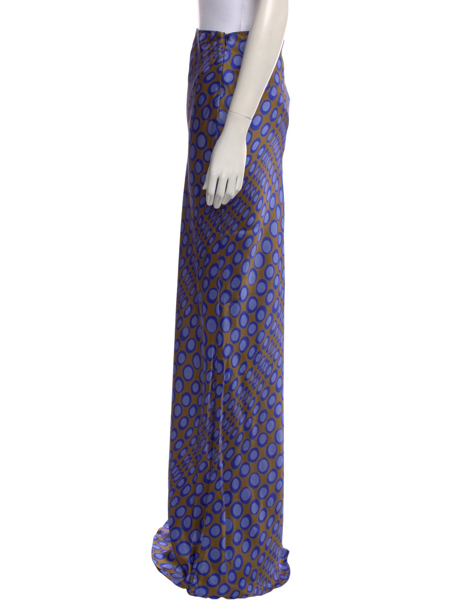 Christopher John Rogers Silk Long Skirt