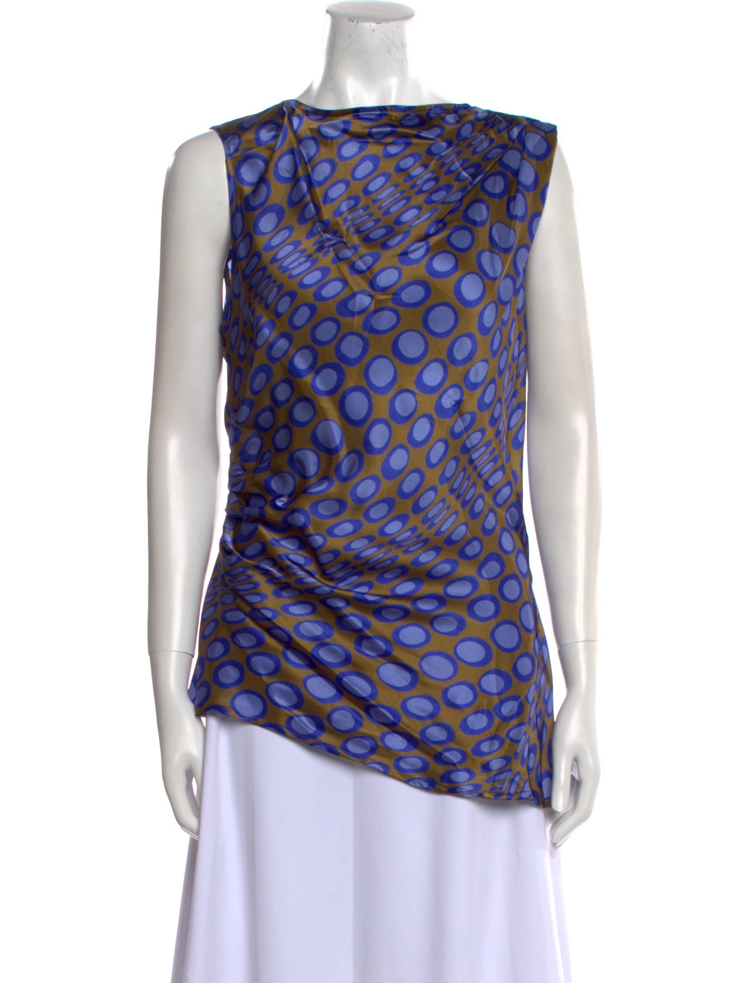 Christopher John Rogers Silk Printed Blouse