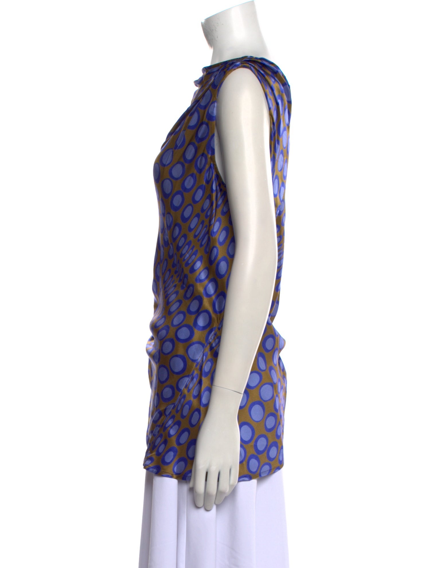 Christopher John Rogers Silk Printed Blouse