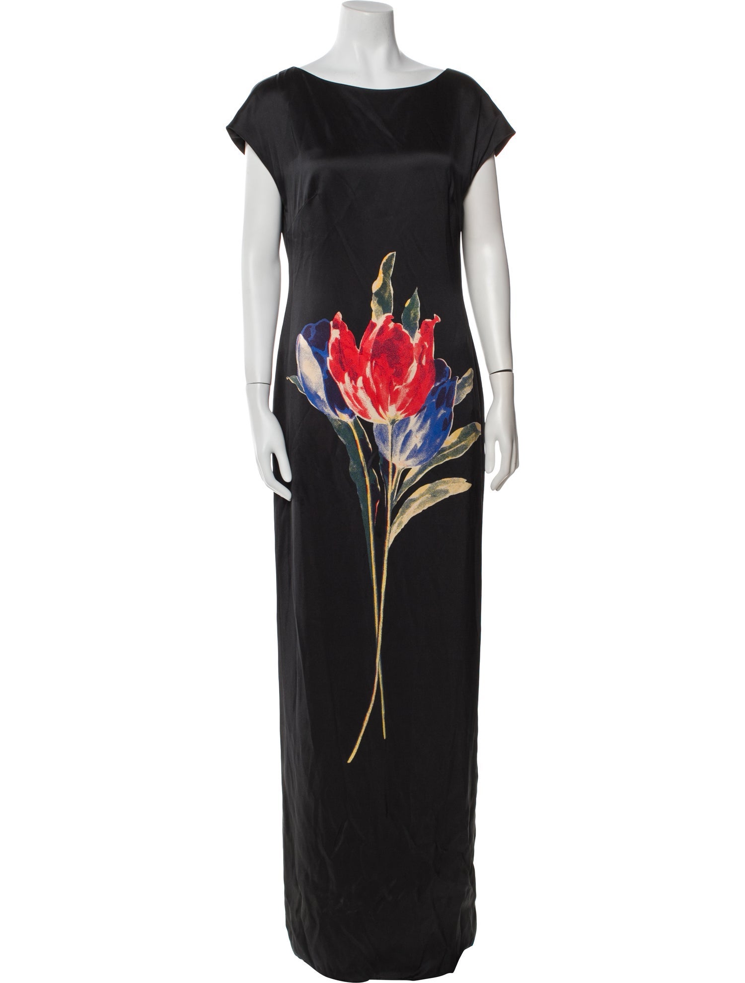 Christopher John Rogers Floral Print Long Dress