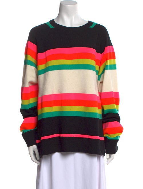 Christopher John Rogers Wool Striped Sweater