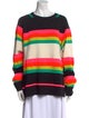 Christopher John Rogers Wool Striped Sweater