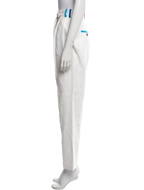 Christopher John Rogers Linen Straight Leg Pants