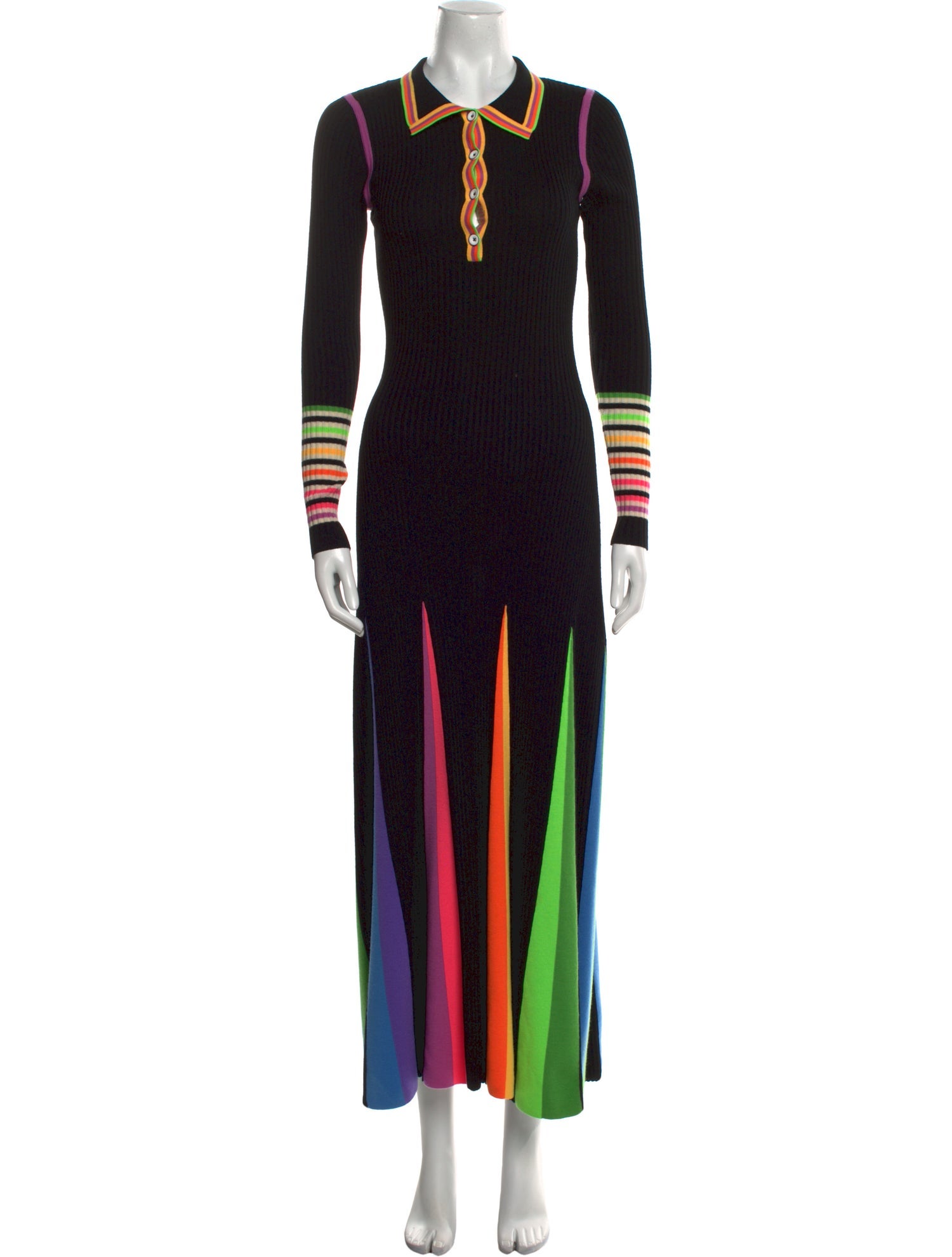 Christopher John Rogers Wool Long Dress