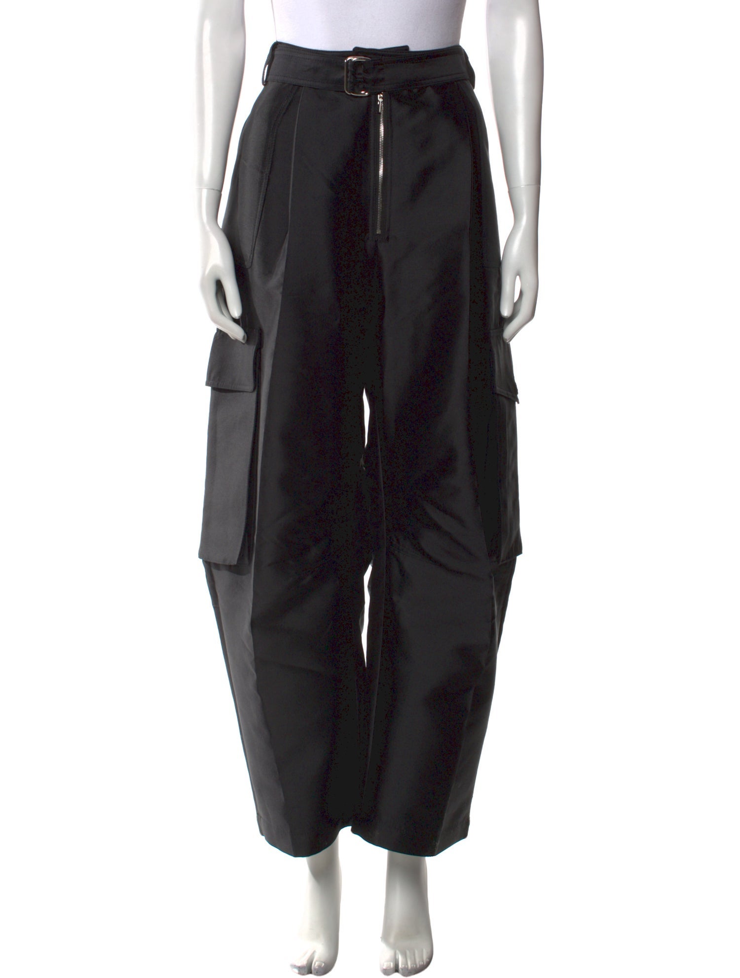 Christopher John Rogers Silk Wide Leg Pants